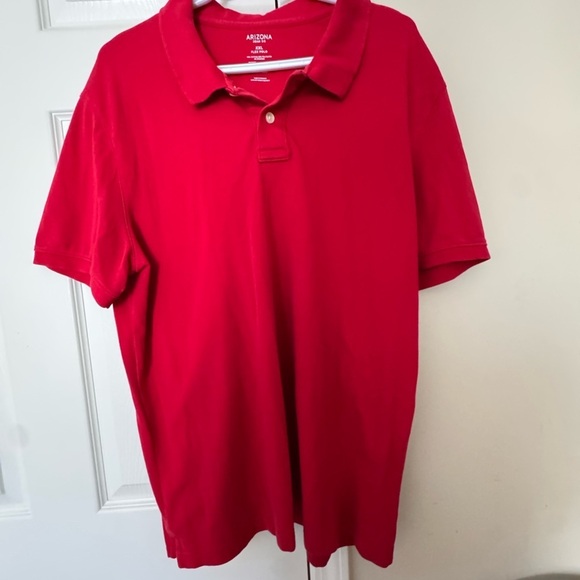 Arizona Jean Company Other - Arizona Jean Company Bold Red Polo Shirt
